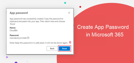 app password in Microsoft 365