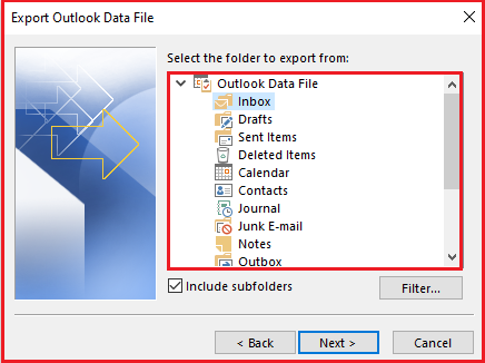 SELECT fle export