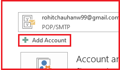 add account outook