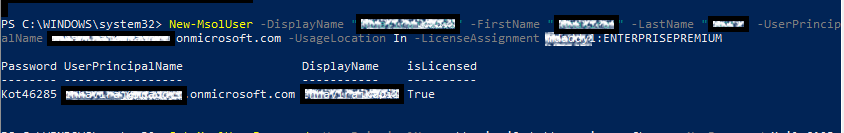 powershell command