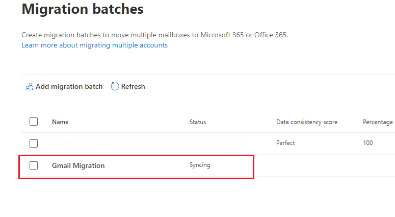 Syncing migration batch