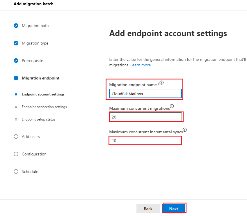 add endpoint setting
