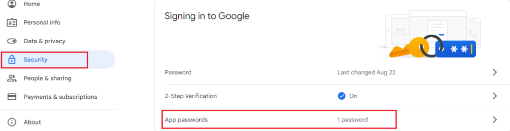 gmail password on iphone mail app