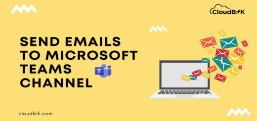 Send emails to microsoft teams channel