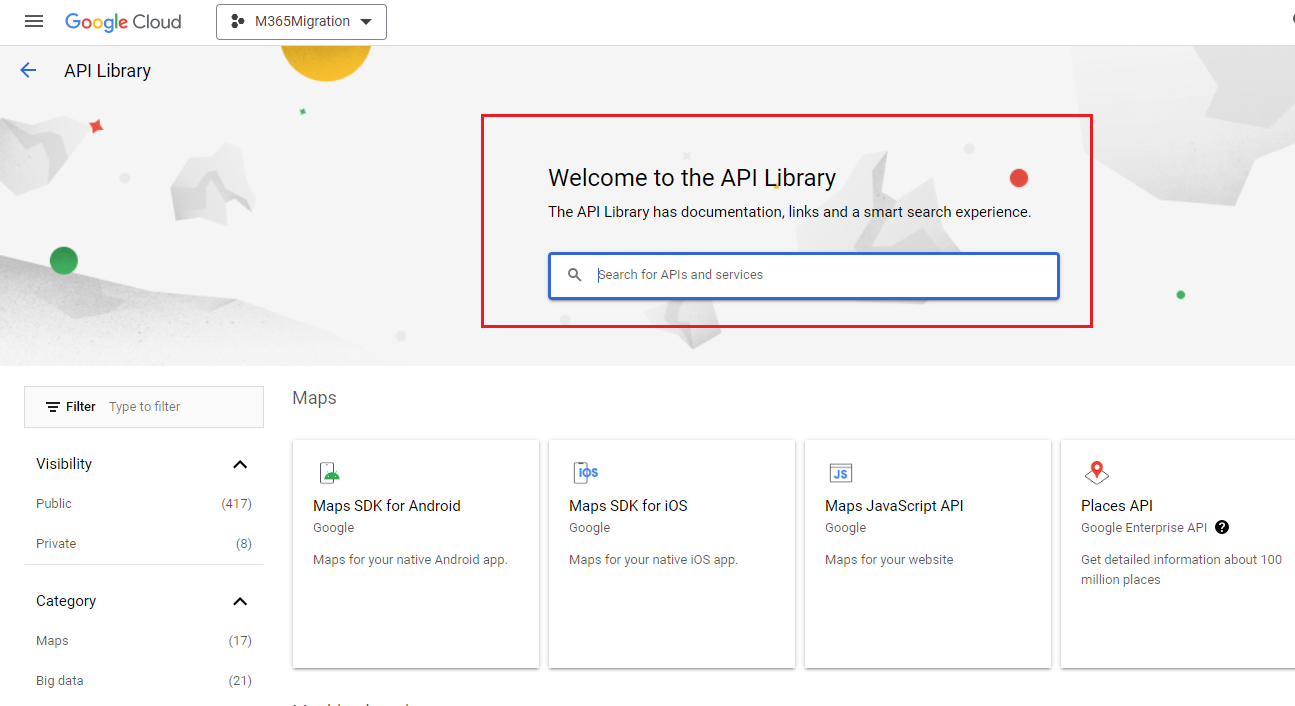 Google Workspace API Library Interface