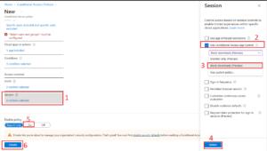 Set Block Download Policy for SharePoint Online and OneDrive