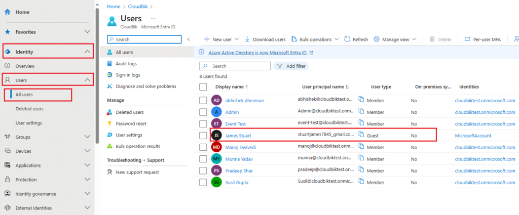 How to Convert External User to Internal User in Office 365?