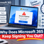 Microsoft 365 session timeout and repeated sign-in prompt illustration
